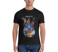Porcupine Tree.Rock Band Guitar Signature T-Shirts for Men Men Clothing Size M Black