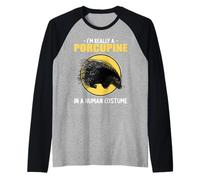 Porcupines Porcupine Raglan Baseball Tee