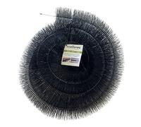 Porcupipe Gutter Brush Gutter Leaf Guard - 4m x 100mm Black