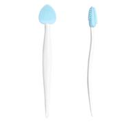 Pore Deep Cleansing Brush - Double-sided Skin Care Silicone Brush, Gentle Cleansing, Nasal, Cleans And Grease, Suitable For Travel Use
