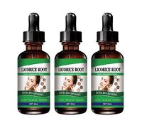 Pore Shrinking Facial Serum Licorice Root Extract Essential Oil Anti Acne Wrinkle Oil Control Blackhead Removal Liquid Face Care (3PCS)