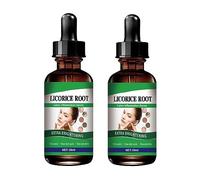 Pore Shrinking Facial Serum Licorice Root Extract Essential Oil Anti Acne Wrinkle Oil Control Blackhead Removal Liquid Face Care (2PCS)