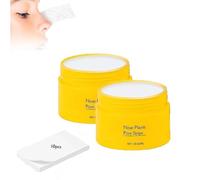 Pore Strips, Blackhead Remover, Cleansing Pore Strips, Deep Cleansing Pore Strip, Black Head Remover Peel Off Mask, Nose Plants Pore Cleanser Purifying Face Mask for All Skin Types (2Pcs)