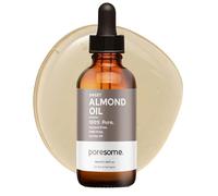 Poresome Sweet Almond Oil for Hair, Skin & Massage - 100% Pure, GMO Free, Hexane Free Carrier Oil - Vegan, Cruelty & Fragrance Free - UK Made - 50ml