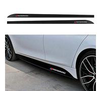 Porfeet Car Sticker, Car Performance Side Skirt Carbon Fiber Decal Stickers Sport Badge Compatible with BM-W 221cm x 9.7cm