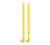 Porfeet Loop Disgorger, 2Pcs Fishing Hook Loop Remover Disgorger Tool Fast Knot Tying Line Tier Kit Yellow