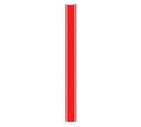 Porfeet Motorcycle Sticker, 50cm Motorcycle Tank Stripe Pinstripe Decal Sticker Reflective DIY Decoration Red