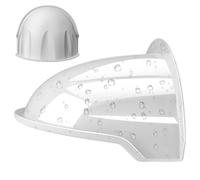 Porgeel Camera Rain Cover Protection from Dust, Sun, Rain, Snow ABS Outdoor Camera Cover White Surveillance Protective Roof for Dome/Bullet Outdoor