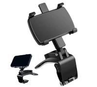 Porgeel Car Phone Holder, 360° Rotation Non-Slip Dashboard Phone Holder Mount with Clip Never Fall for 4"~7" Smartphones