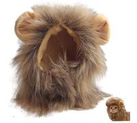 Porgeel Cat Mane Cute Halloween Cat Costume Fits Neck Size 11 to 12.6 Inch Funny Costume Accessory for Halloween, Birthday, Cosplay, Outfits