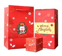 Porgeel Explosion Box Bouncing Christmas Surprise Boxes with 12 Bounce Boxes Creative Money Box for Cash for Women, Men, Kids(Style1)