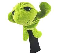 Porgeel Golf Club Head Cover Cute Animal-Shaped Golf Head Covers Plush Driver Headcover Protective Decorative 16x6 Inch Club Covers, Gifts, Turtle
