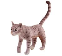 Porgeel Realistic Tabby Cat Stuffed Animals, Plush Kitten Toy, Lifelike American Shorthair Cat, Kitty Stuffed Animals Dolls Gifts for Anxiety, Women Kids Bedtime /13.7Inch