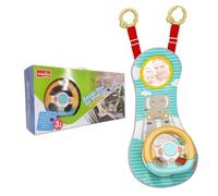 Porgeel Rear Facing Car Seat Toys, 360° Rotation Baby Steering Wheel Toy with Mirror, Music, Lights and Driving Sounds, 12 Months+ Kids Steering Wheel for Car Backseat