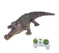 Porgeel Remote Control Alligator 20 M Dual-Propeller Pool RC Alligator Movable Rechargeable Remote Control Water Toys for Swimming Pool Bathroom Toys Gift