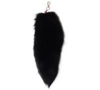Porgeel Therian Tail - Fox & Wolf Furry Tails, 15-15.8 inch Keychain, Clip On for Cosplay (Color 4)
