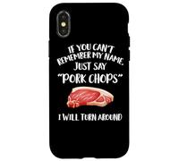 Pork Chop Apparel - Awesome Funny Chops Lover Design Case for iPhone X/XS