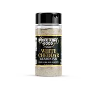 Pork King Good Seasoning for Cooking and Popcorn Seasoning - Keto Friendly, Paleo, No MSG, Gluten Free (White Cheddar, Single Shaker)