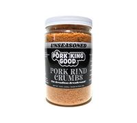 Pork King Good Unseasoned Pork Beef Breadcrumbs (Low Carb Keto Diet)! Perfect for Ketogenic, Paleo, Gluten-Free, Sugar Free and Bariatric Diets. Carb free!