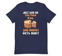 Pork Pie Gift - Funny T Shirt for a Pork Pie Lover Christmas Fathers Day or Birthday Pork Pie Present Navy