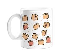 Pork Pie Print Mug | Hand Illustrated Pork Pies Coffee Mug, Traditional British Food, Pastry, Picnic Food Print Ceramic Mug
