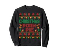 Pork Pies Funny Christmas Fair Isle Ugly Style Xmas Sweatshirt