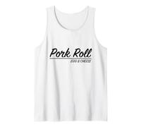 Pork Roll Egg Cheese Retro New Jersey State Taylor Graphic Tank Top