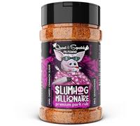 Pork Rub by Quasi & Squatch - SlumHog Millionaire (Cherry Cinnamon) Barbecue Dry Rub Meat Seasoning and Spice | Perfect Blend Of Spices For Smoking BBQ and Grill Pork Dishes | Large 220g