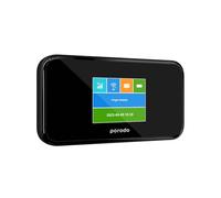 Porodo Portable MiFi 5G Wireless Router 5000mAh, 40M Signal Distance, 2.4/5GHz, 12H Working Time, Upto 16 Devices Supported, 4G LTE Performance, Advanced Encryption - Black