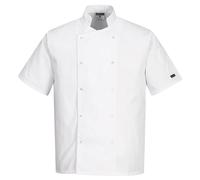 Porortwest Chefs Jacket Unisex Food Industry Catering Professional Chef Top