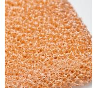 Porous Copper Foam Sheet - Conductive Metal for Batteries, Heat Sinks, Filters Multi-size(100x100x10mm/20PPI)