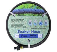 Porous Drip Irrigation Hose - Water-Saving Soaker Hose Pipe for Garden, Flowerbeds, Vegetables, Greenhouses, Potted Plants, Up to 200m, Leaky Hose for Efficient Watering (20m)