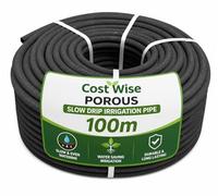 Porous Pipe Garden Automatic Watering Dripping Irrigation,30m,50m100m or200m Coil,Low Water Use Seep Hose (100m)