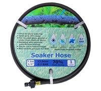 Porous Pipe Garden Automatic Watering Dripping Irrigation,7.5m-200m Coils,Low Water Use Seep Hose,Vegetable Soaker Hose (7.5m)