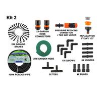 Porous Pipe Garden Irrigation Kit Porous Kit2 100M Soaker Hose 20M Garden Hose Complete Set