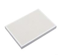Porous Thermal Insulation Welding Plate for Jewelry Processing, High-Purity Quartz Heating Plate, Refractory to 2800°C, 137 x 97 x 13 mm, Energy-Efficient Infrared Combustion