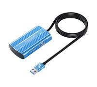 Porpen PSVR2 PC Adapter, USB-C Docking,PSVR2 Connected to The Computer Host displayport Cable, PS5 VR2 Power Adapter DP+USB3.0 to DC 5.1V +Type C High-Definition Cable,Aluminum Alloy