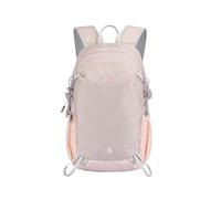 PORRASSO 15L Lightweight Hiking Backpack Breathable Outdoor Daypack Nylon Multi-Pocket Rucksack for Camping Travel Daily Use Pink
