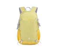 PORRASSO 15L Lightweight Hiking Backpack Breathable Outdoor Daypack Nylon Multi-Pocket Rucksack for Camping Travel Daily Use Yellow