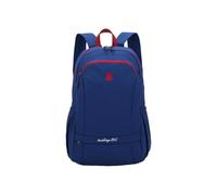 PORRASSO 25L Foldable Backpack Lightweight Water Resistant Rucksack Nylon Casual Daypack with Wet-Dry Separation Pocket for Travel Hiking Daily Use Navy Blue