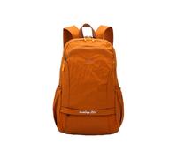 PORRASSO 25L Foldable Backpack Lightweight Water Resistant Rucksack Nylon Casual Daypack with Wet-Dry Separation Pocket for Travel Hiking Daily Use Yellow