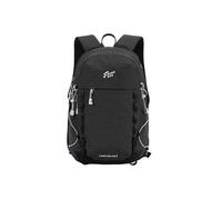 PORRASSO 25L Hiking Backpack Waterproof Outdoor Daypack Breathable Back System Rucksack for Travel Camping Daily Use Black