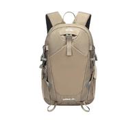 PORRASSO 25L Hiking Backpack Waterproof Rucksack Large Lightweight Daypack with Reflective Strip Durable Oxford Cloth Backpack for Women Men Camping Climbing Travel Outdoor Khaki