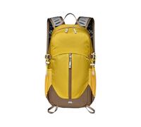 PORRASSO 25L Hiking Backpack with Hydration Compartment Water Resistant Outdoor Daypack with Rain Cover Breathable Back System for Outdoor Travel Camping Daily Use Yellow