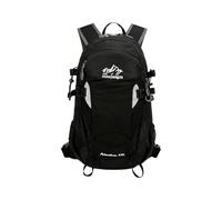 PORRASSO 25L Hiking Backpack with Removable Back Panel Outdoor Daypack with Rain Cover Breathable Reflective Rucksack for Camping Travel Black