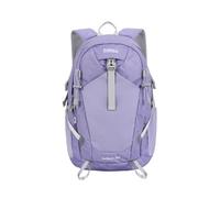 PORRASSO 30L Hiking Backpack Water Resistant Outdoor Daypack with Ergonomic Pressure Relief System Reflective Strips Multi-Pocket Rucksack for Camping Travel Daily Use Light Purple