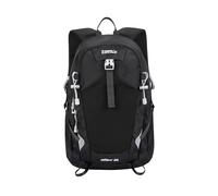 PORRASSO 30L Hiking Backpack Water Resistant Outdoor Daypack with Ergonomic Pressure Relief System Reflective Strips Multi-Pocket Rucksack for Camping Travel Daily Use Black