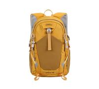 PORRASSO 30L Hiking Backpack Water Resistant Outdoor Daypack with Ergonomic Pressure Relief System Reflective Strips Multi-Pocket Rucksack for Camping Travel Daily Use Yellow