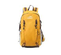 PORRASSO 30L Hiking Backpack with Hydration Compartment Water Resistant Outdoor Daypack with Breathable Back System Rucksack for Camping Travel Daily Use Yellow