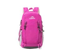 PORRASSO 30L Hiking Backpack with Hydration Compartment Water Resistant Outdoor Daypack with Breathable Back System Rucksack for Camping Travel Daily Use Rose Red